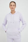 Кофта Columbia жіноча колір фіолетовий з капюшоном однотонна