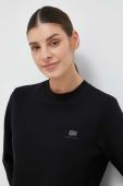 Бавовняна кофта Napapijri жіноча колір чорний однотонна