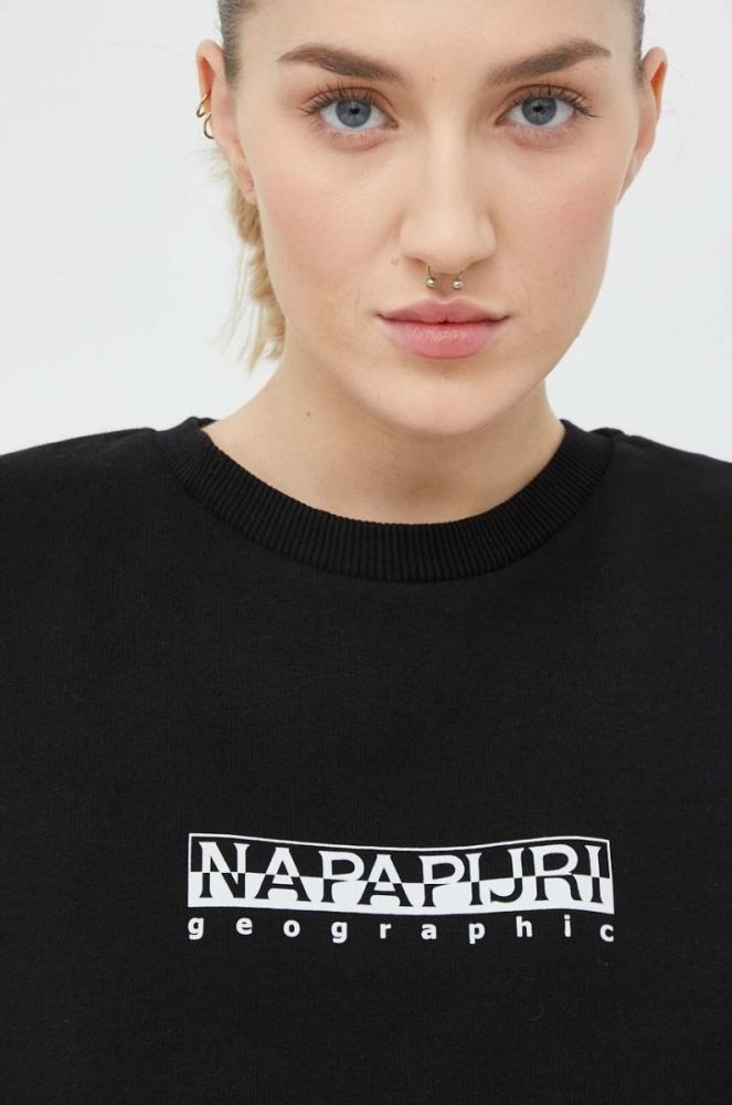 Кофта Napapijri Жіноча колір чорний з принтом фото 6