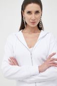 Кофта Armani Exchange жіноча колір білий з капюшоном однотонна (3175426)