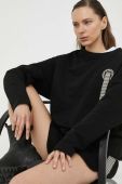 Бавовняна кофта MMC STUDIO жіноча колір чорний однотонна (3222718)