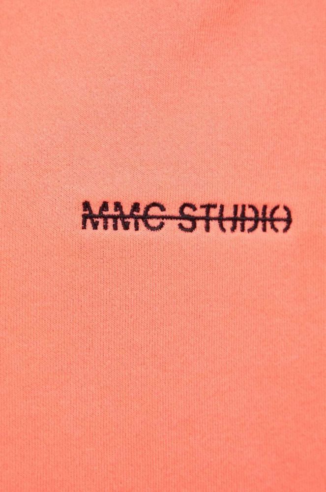 Бавовняна кофта MMC STUDIO жіноча колір рожевий однотонна фото 6