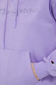 Кофта Champion жіноча колір фіолетовий з капюшоном однотонна (3094208)