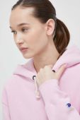 Кофта Champion жіноча колір фіолетовий з капюшоном однотонна (3131287)