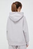 Кофта Champion жіноча колір сірий з капюшоном однотонна