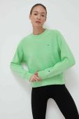 Кофта Champion жіноча колір зелений однотонна (3190620)