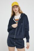 Кофта Superdry жіноча колір синій з капюшоном однотонна (3180981)