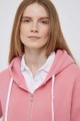 Кофта Polo Ralph Lauren жіноча колір рожевий з капюшоном однотонна (3190652)