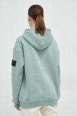 Кофта P.E Nation жіноча колір зелений з капюшоном однотонна