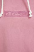 Кофта Ellesse жіноча колір рожевий з капюшоном з аплікацією