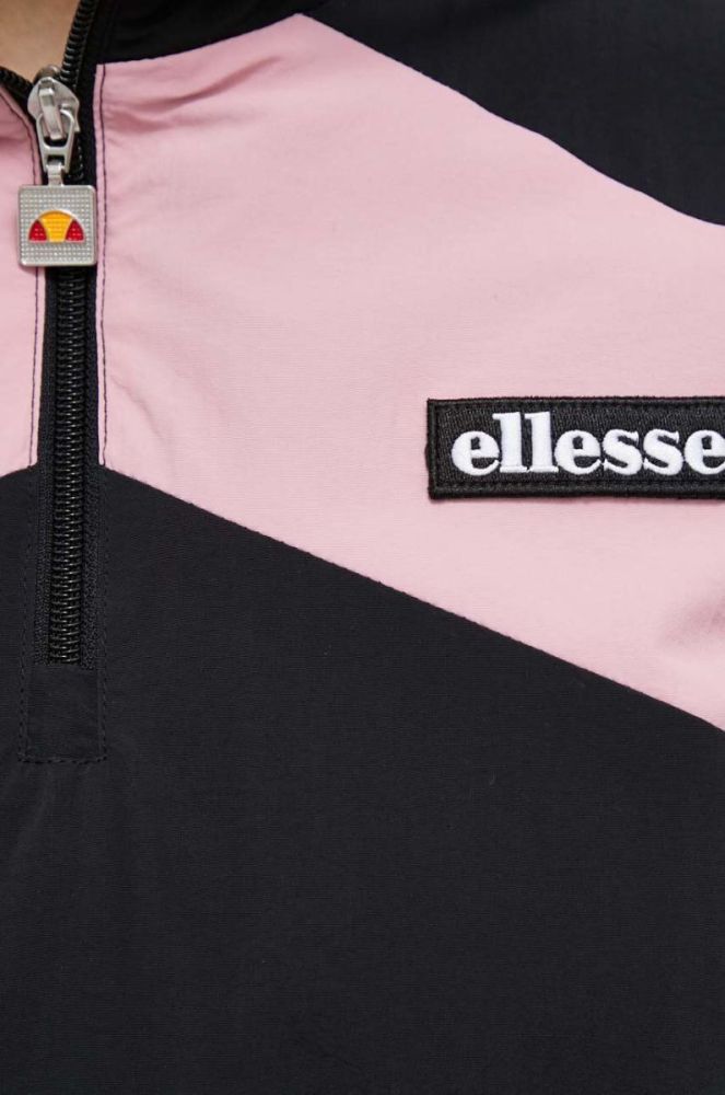 Куртка Ellesse жіноча колір чорний перехідна oversize фото 5