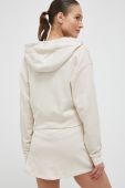 Кофта Dkny жіноча колір бежевий з капюшоном однотонна (3213220)