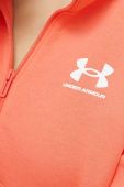 Кофта Under Armour жіноча колір помаранчевий з принтом