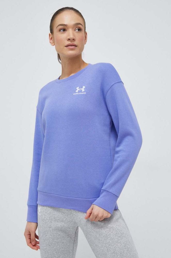 Кофта Under Armour жіноча колір фіолетовий однотонна 1373032-495