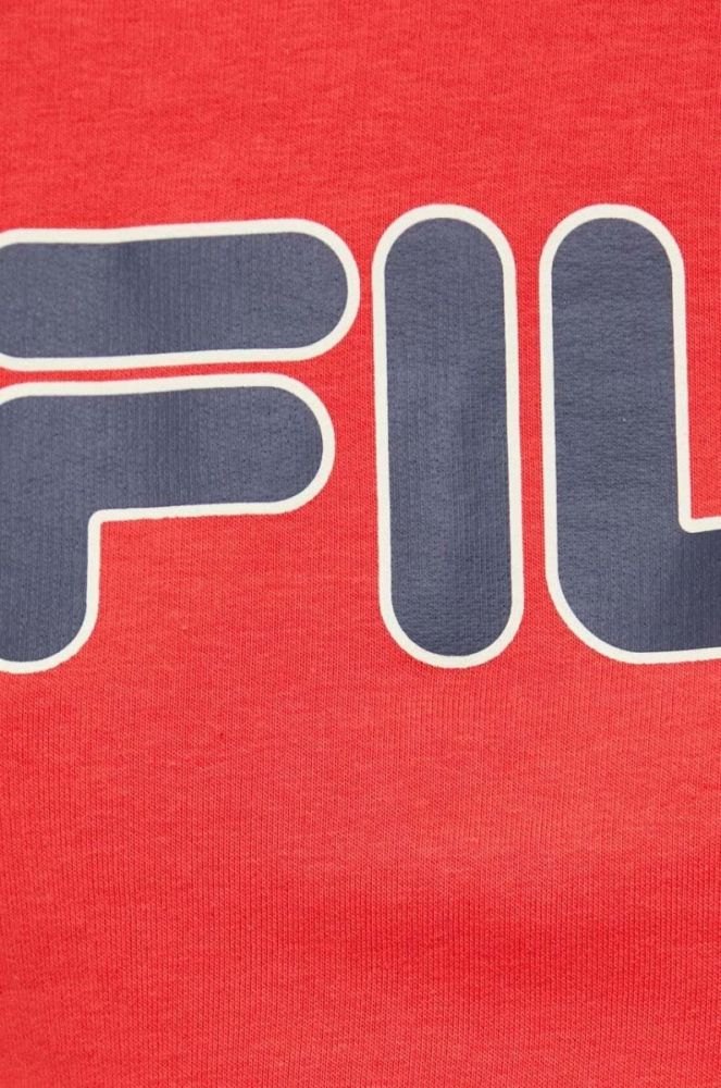 Кофта Fila x Hailey Bieber жіноча колір червоний з принтом фото 5