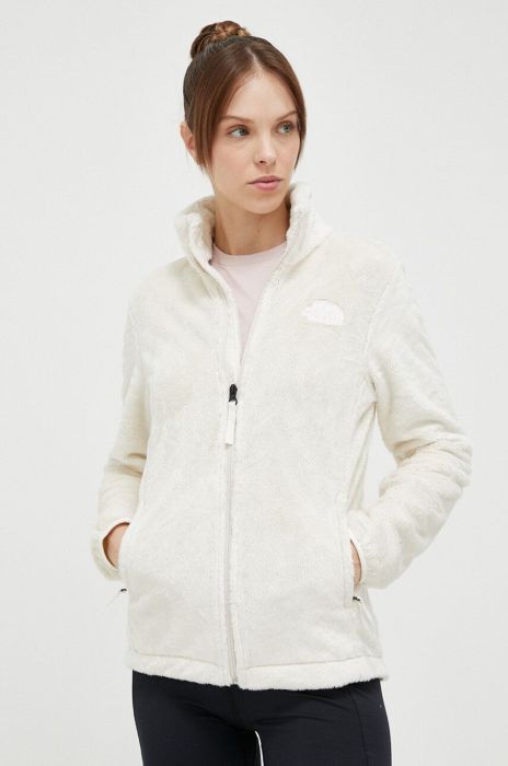 Спортивна кофта The North Face Osito колір бежевий однотонна