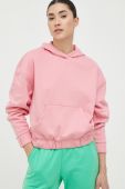 Кофта 4F жіноча колір рожевий з капюшоном однотонна (3135733)