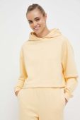 Кофта 4F жіноча колір жовтий з капюшоном однотонна (3244413)