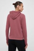 Кофта Hummel жіноча колір рожевий з капюшоном з принтом