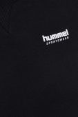 Бавовняна кофта Hummel жіноча колір чорний однотонна