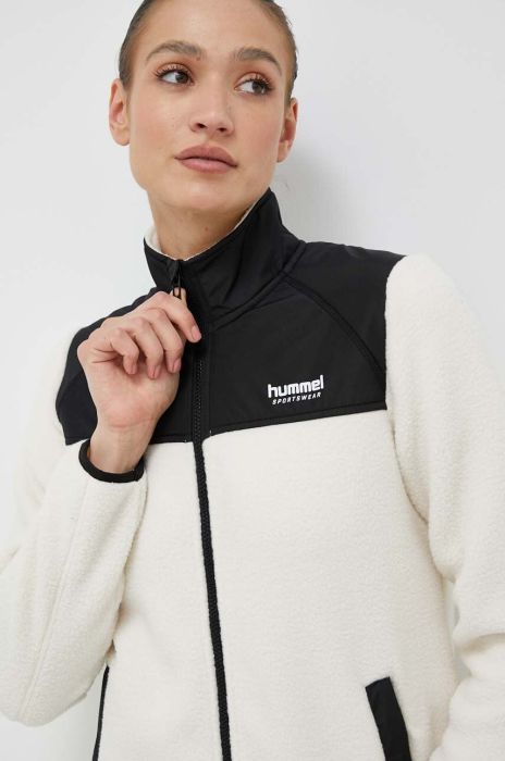 Кофта Hummel жіноча колір бежевий візерунок