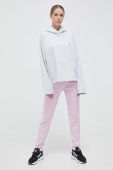 Кофта adidas Originals жіноча колір сірий з капюшоном меланж IC5246-LGREYH