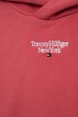 Дитяча кофта Tommy Hilfiger колір рожевий з капюшоном з аплікацією (2856261)