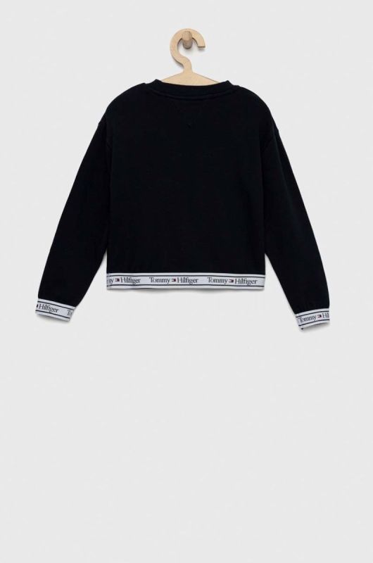 Дитяча кофта Tommy Hilfiger колір синій однотонна (2890276) фото 2