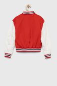 Дитяча куртка-бомбер Tommy Hilfiger колір червоний