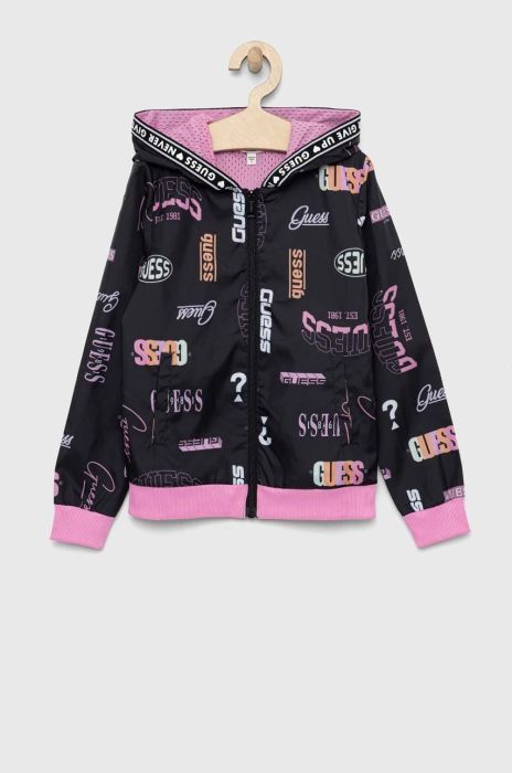 Дитяча куртка Guess колір чорний (2950886)