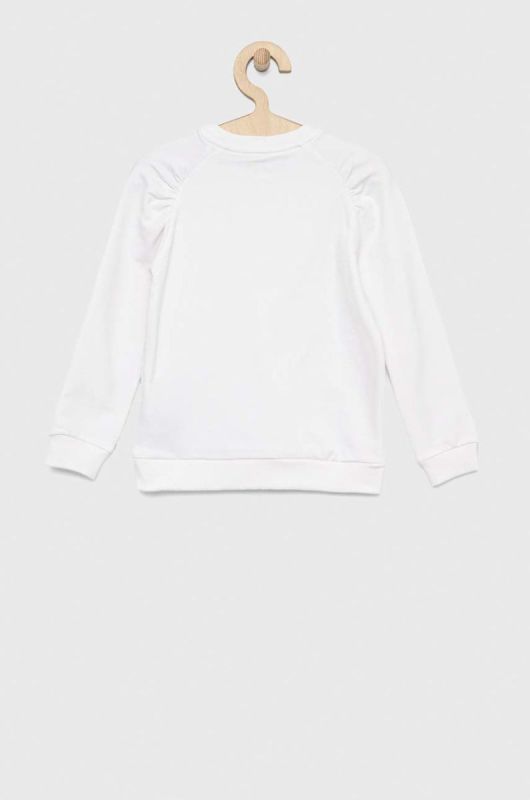 Дитяча кофта Guess колір білий з аплікацією (2885142) фото 2