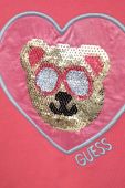 Дитяча кофта Guess колір рожевий з аплікацією (2885149)