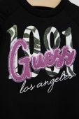 Дитяча кофта Guess колір чорний з аплікацією (2885158)