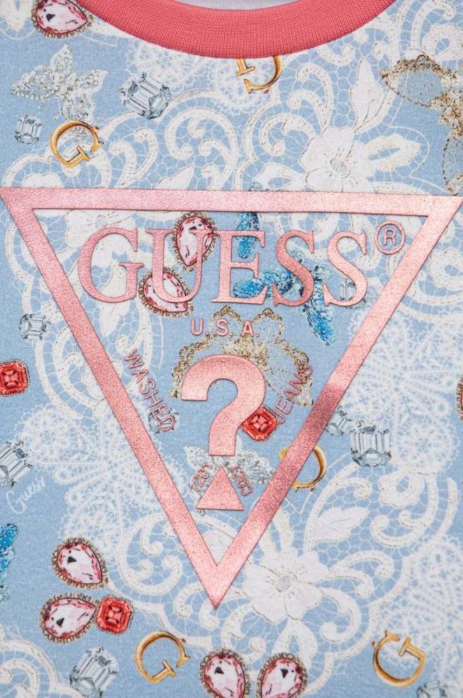 Дитяча кофта Guess візерунок колір барвистий (2897759) фото 3