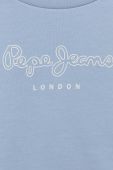 Дитяча бавовняна кофта Pepe Jeans Rose з принтом колір блакитний