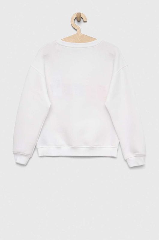 Дитяча кофта Guess колір білий з аплікацією (3003528) фото 2