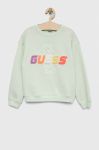 Дитяча кофта Guess колір зелений з аплікацією (3003556)
