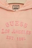 Дитяча бавовняна футболка Guess колір помаранчевий (3030546)