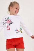 Дитяча кофта Mayoral колір білий візерунок (2939435)