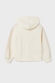 Дитяча кофта Mayoral колір бежевий з капюшоном однотонна (2939481)