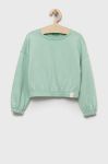 Дитяча кофта United Colors of Benetton колір зелений однотонна (3144158)