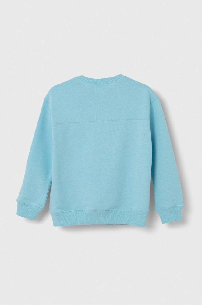 Дитяча кофта United Colors of Benetton однотонна колір блакитний (3150500) фото 2