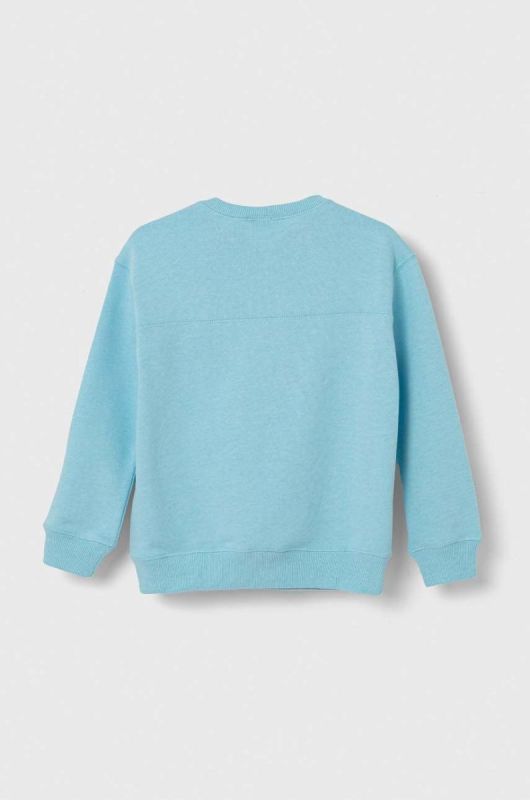 Дитяча кофта United Colors of Benetton однотонна колір блакитний (3150500) фото 2
