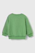 Дитяча кофта United Colors of Benetton колір зелений однотонна (3166403)