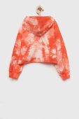 Дитяча кофта United Colors of Benetton колір помаранчевий з капюшоном візерунок (3233229)