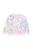 Дитяча бавовняна кофта Marc Jacobs колір білий візерунок (3073399)