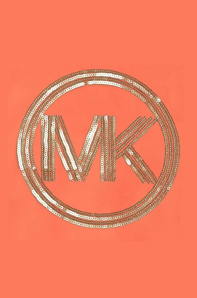 Дитяча кофта Michael Kors колір помаранчевий з принтом (3057446) фото 3