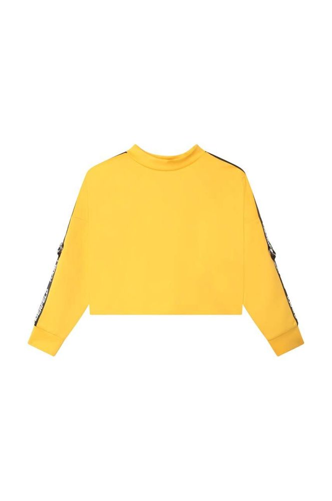 Дитяча кофта Karl Lagerfeld колір жовтий з аплікацією (3094260)
