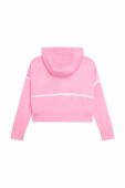 Дитяча кофта Karl Lagerfeld колір рожевий з капюшоном однотонна (3063706)