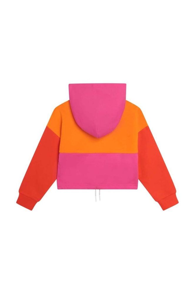 Дитяча кофта Dkny з капюшоном візерунок колір барвистий (3068873) фото 3